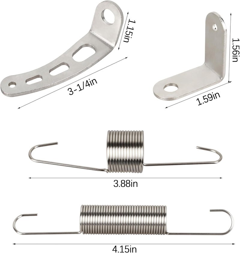 FSQLB 4708 Carburetor Return Spring and Bracket Kit,Compatible with Most 5-1/8 Carburetor Necks, Includes Throttle Return Spring Bracket, 59206 Throttle Return Spring (1 Pack) - Image 2